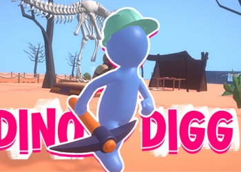 Dino Digg captura de pantalla del juego