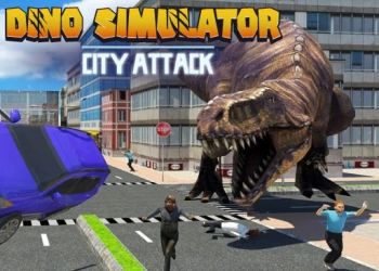 Serangan Kota Simulator Dino tangkapan layar permainan