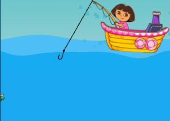 Dora en Vissen schermafbeelding van het spel