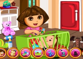 Dora Baby Caring Slacking ພາບຫນ້າຈໍເກມ