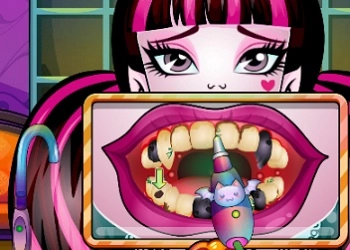 Dentista Draculaura captura de pantalla del juego