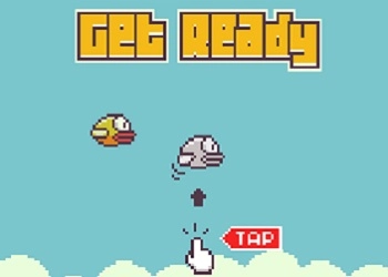 Flappy Birdy pamje nga ekrani i lojës