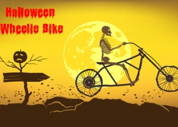 Bicicleta De Halloween Con Trucos captura de pantalla del juego