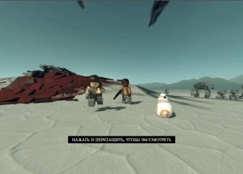 Lego Star Wars: Viimased Jedid mängu ekraanipilt