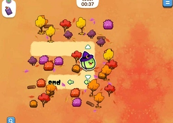 Luna e o Labirinto Mágico captura de tela do jogo