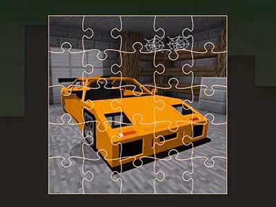 Minecraft Cars Jigsaw រូបថតអេក្រង់ហ្គេម