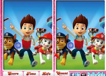 Paw Patrol 6 Διαφορές στιγμιότυπο οθόνης παιχνιδιού