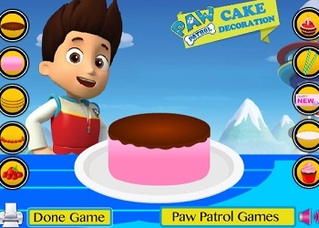 Dekorasi Kue Paw Patrol tangkapan layar permainan