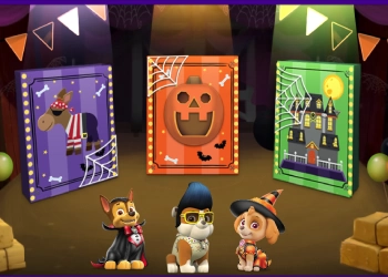 Paw Patrol: Festa e Puzzles për Halloween pamje nga ekrani i lojës