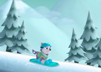 Paw Patrol Snježni tobogan snimka zaslona igre