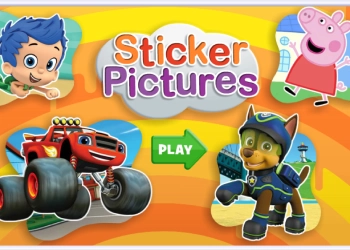 Paw Patrol: Gambar Stiker tangkapan layar permainan