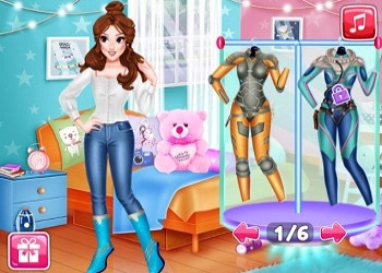 ນາງສາວສາລະດັບສິດຊິນເຂົ້າໄປໃນອະທິບາຍກຸມສິ່ງໄປດາວອາງ. ພາບຫນ້າຈໍເກມ