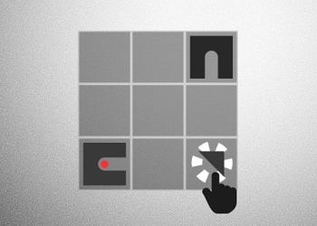 Чырвоны мяч Пазл скрыншот гульні