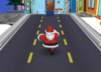 Santa City Run Street snímek obrazovky hry