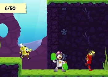 Igra Spongebob: Luda Trka snimka zaslona igre
