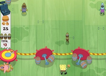 ហ្គេមសំឡេងស្ប៉ុងបូប: បញ្ហាក្រក់ក្រចេះ Krabby Patty រូបថតអេក្រង់ហ្គេម