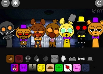 ສະປຣັງກີ ບັນດາສານ FNAF 4 ພາບຫນ້າຈໍເກມ