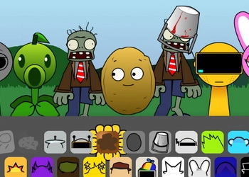 Edição Sprunki Pvz captura de tela do jogo