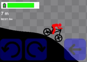 Stickman Bike Runner skærmbillede af spillet