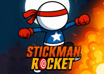 Roket Stickman tangkapan layar permainan