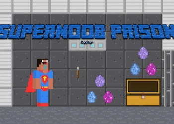 Supernoob Prison Πάσχα στιγμιότυπο οθόνης παιχνιδιού