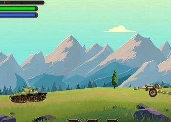 Furia Dei Carri: Battaglia Con I Boss 2D screenshot del gioco