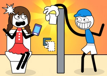 Fuga omului cu puzzle-ul de furt. captură de ecran a jocului