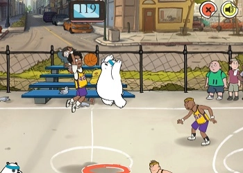 ហ្គេម We Bare Bears: បារីស្កែតបាល់ រូបថតអេក្រង់ហ្គេម