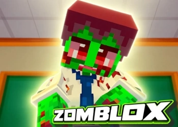 Zomblox skærmbillede af spillet